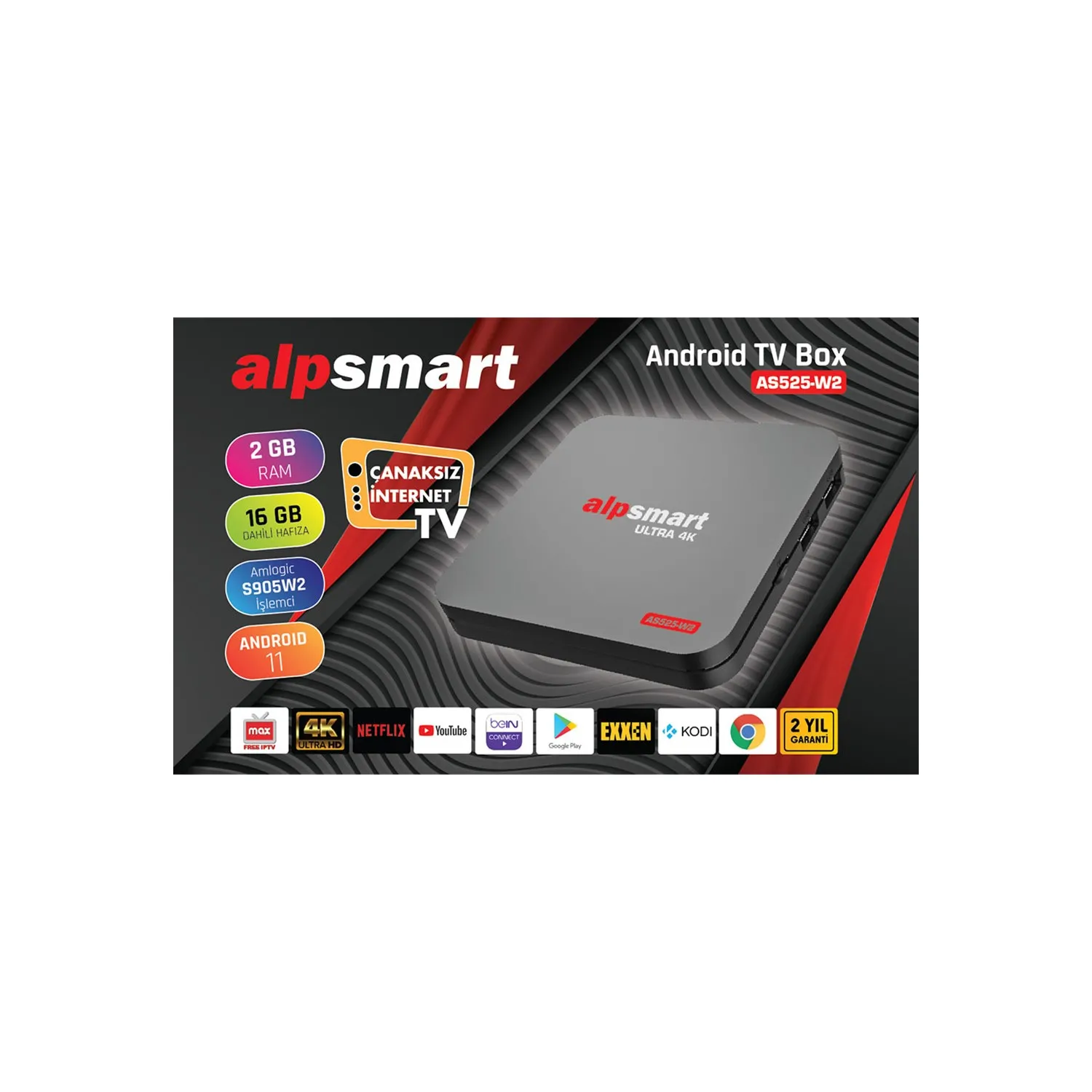 Alp Smart AS525-W2 Alpsmart Android 11 Tv Box
