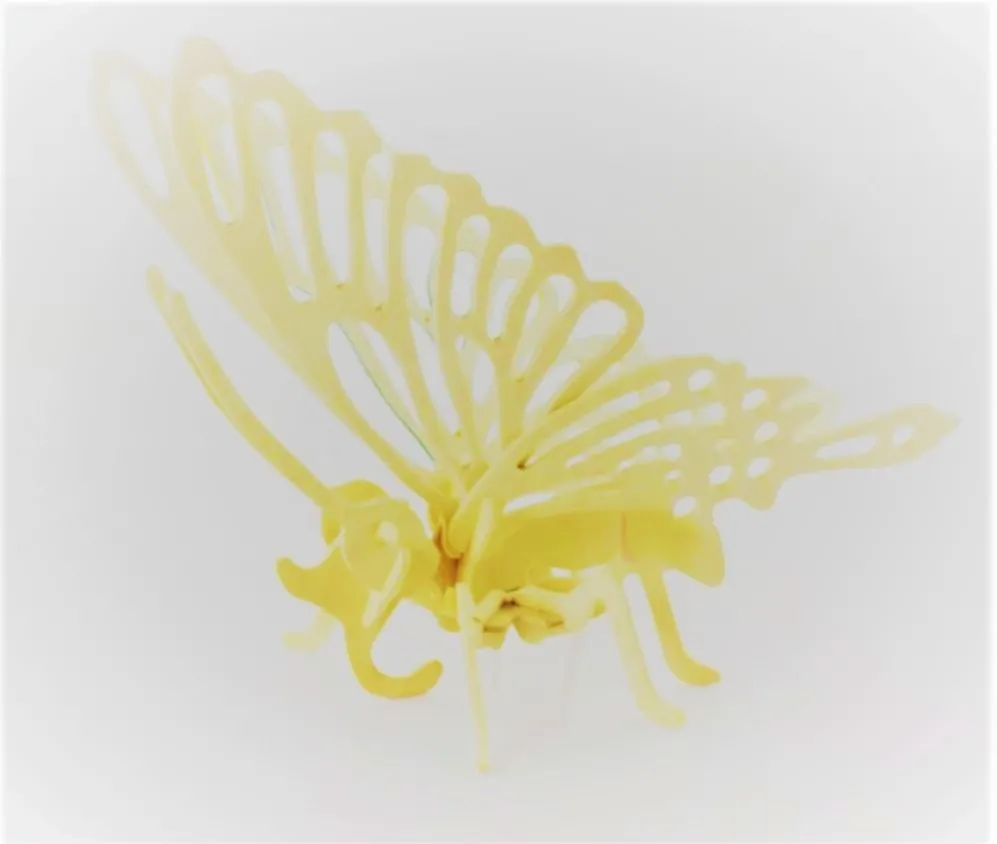 3D Anka Kelebek Maketi Ahşap Puzzle