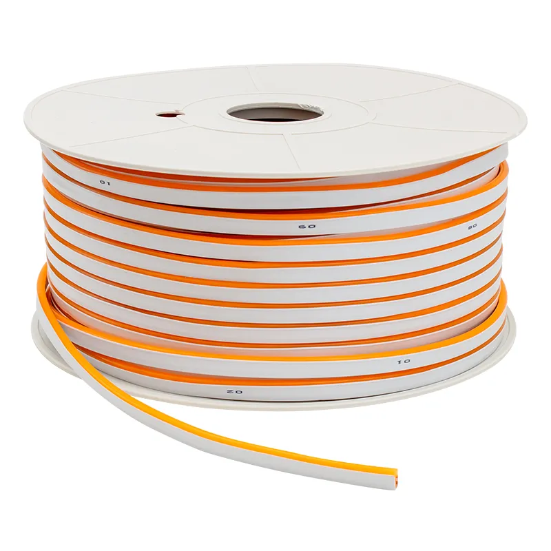 NEON LED ŞERİT ORANJ 1 METRE 12 VOLT (5,6*12,10MM)