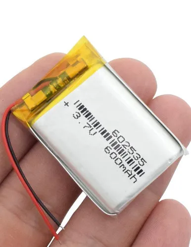 Polymer 602535-600Mah Lipo-Polimer Pil