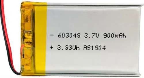 Polymer 603048-900Mah Lipo-Polimer Pil