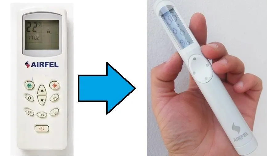 Airfel Klima Kumandası-Resimde Sağdaki Gönderilir