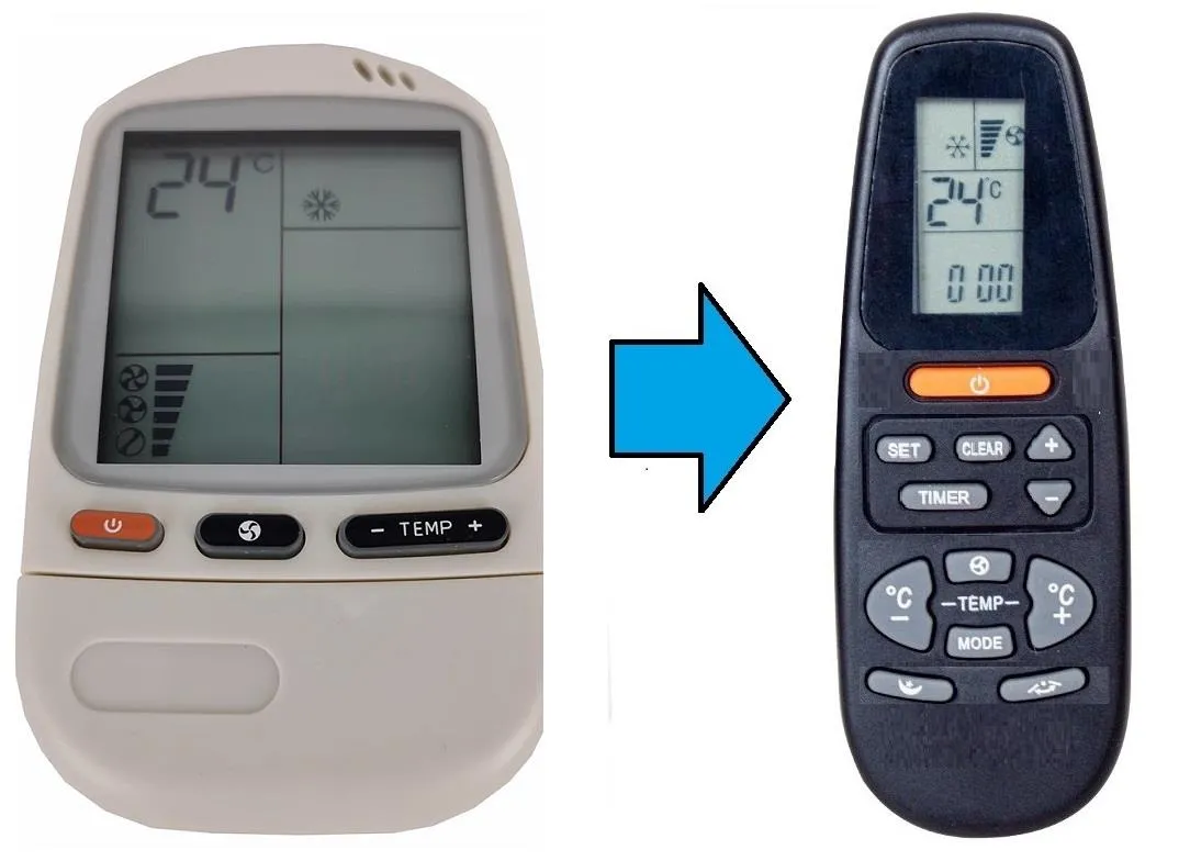 Airwell Emailair Electra Elco RC-4 RCL Klima Kumandası