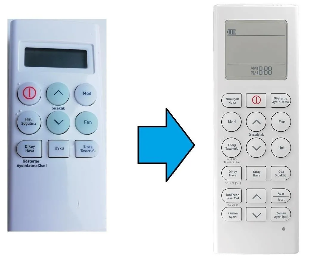 Arçelik 5401460399 İnverter Klima Kumandası