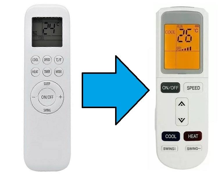 aux ile uyumlu Model YKR-T031E Klima  Kumandası
