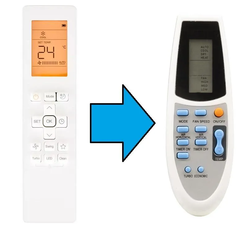 Bosch Climate İnverter Klima Kumandası-Resimde Sağdaki Gönderilir