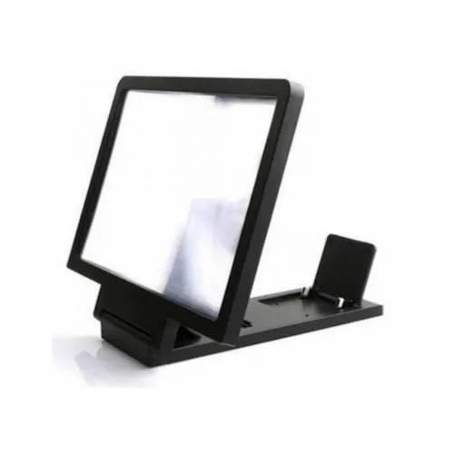 Cep Telefonu Ekran Büyüteci 3D Mercek Telefon Tutucu Stand Askı