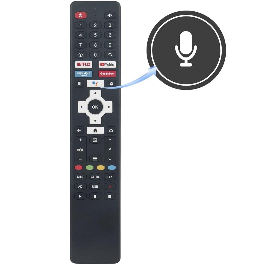 conti ile uyumlu Model CT32AN100H Mikrofonlu Google Tv Kumanda-Ses Komutlu - Görsel 2