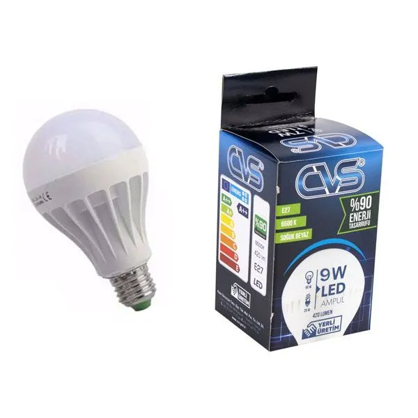 CVS Led Ampul Soğuk Beyaz 9 Watt DN-10131 (5 ad.)