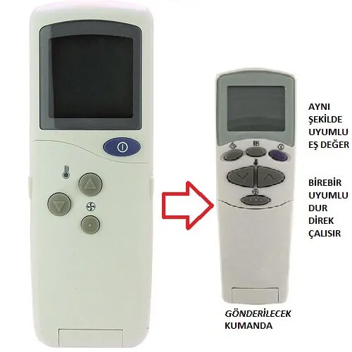 DEMİRDÖKÜM Klima Kumandası - Eşdeğer