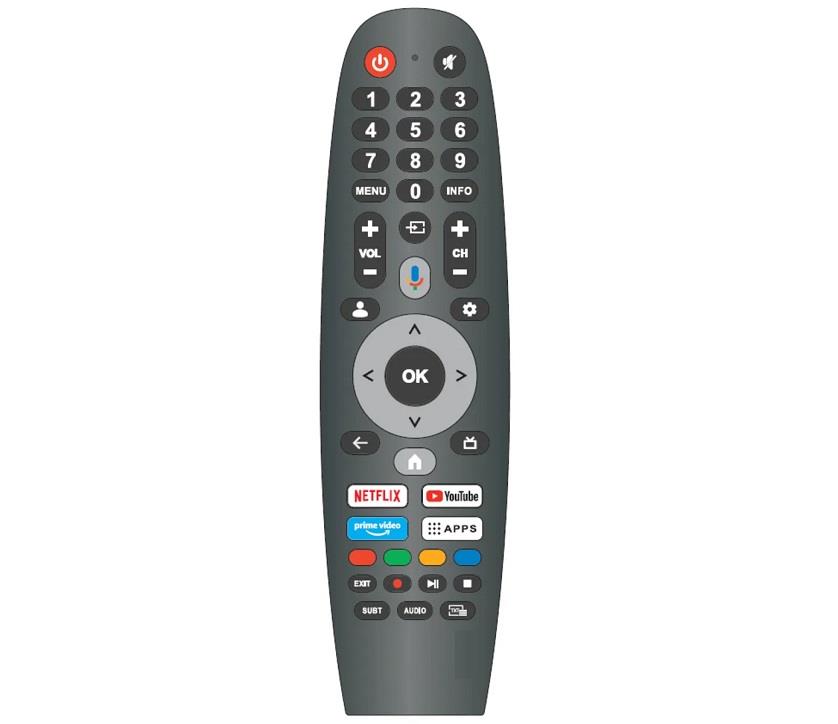 dijitsu ile uyumlu Model 100DQ38000 Mikrofonlu Google Smart Tv Kumanda