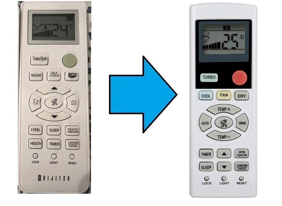 Dijitsu Tornado Klima Kumandası-Isıtma Modu Yoktur