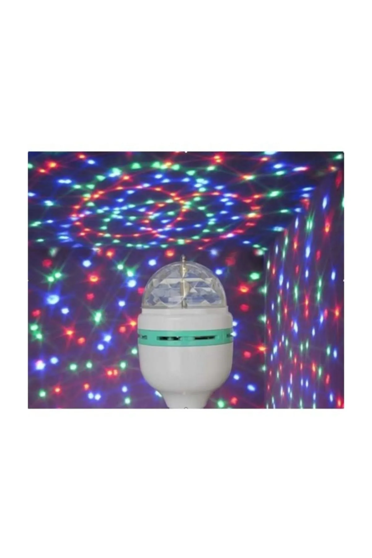 Mu Disco Ampül Led Işıklı Döner Başlıklı - Magic Bulp