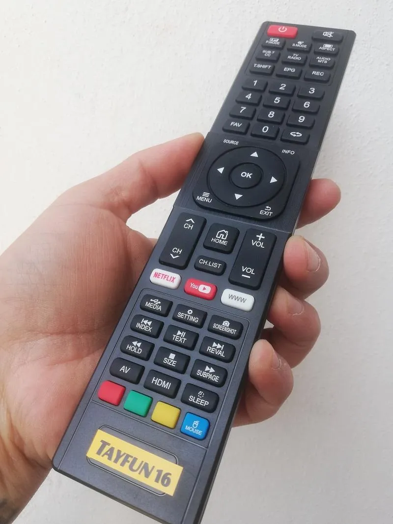 Electromaster Model No ETV-455 İle Uyumlu Tv Kumandası