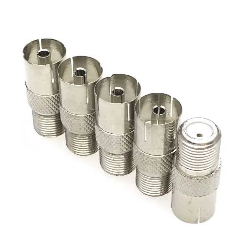 F Konnektör Dişi - 60 Ohm Dişi Çevirici - 10 Adet