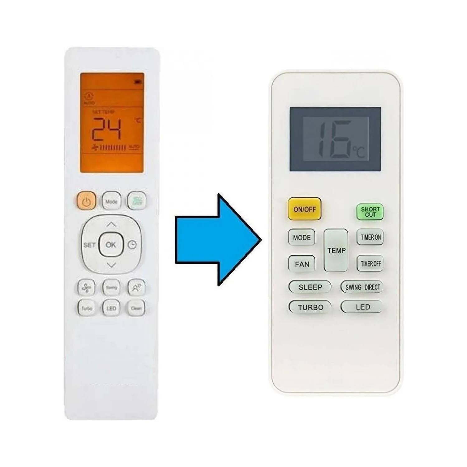 Ferroli Giada Klima Kumandası-Resimde Sağdaki Gönderlir