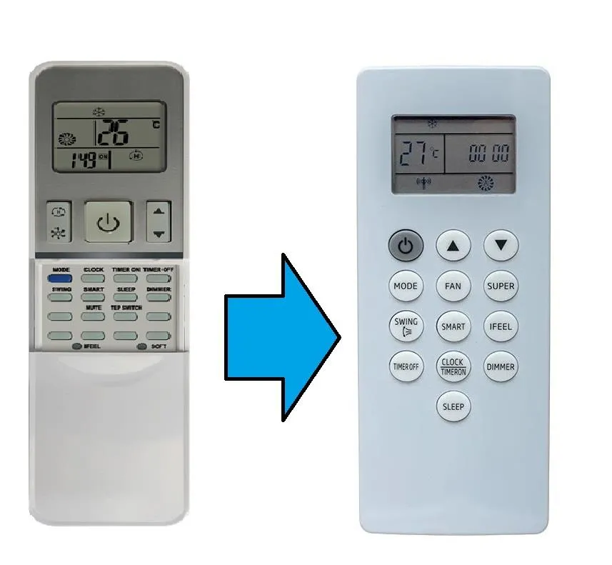 Fjtherma-Ecotherma-Hisense DG11H1-01E DG11H1-01 Klima Kumanda