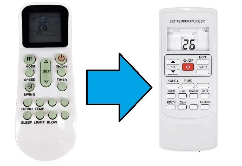 fujiplus ile uyumlu Model ykr-k/001e Klima Kumandası