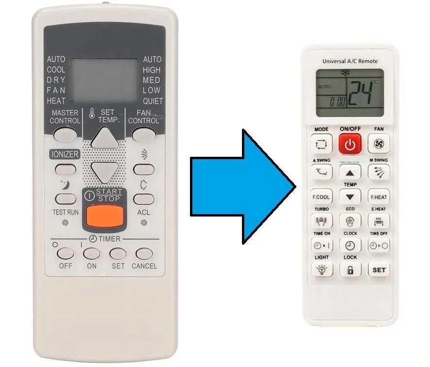 Fujitsu AR JE5 AR JE4 AR JE6 AR PV1 Kumanda-Resimde Sağdaki Gönderilir