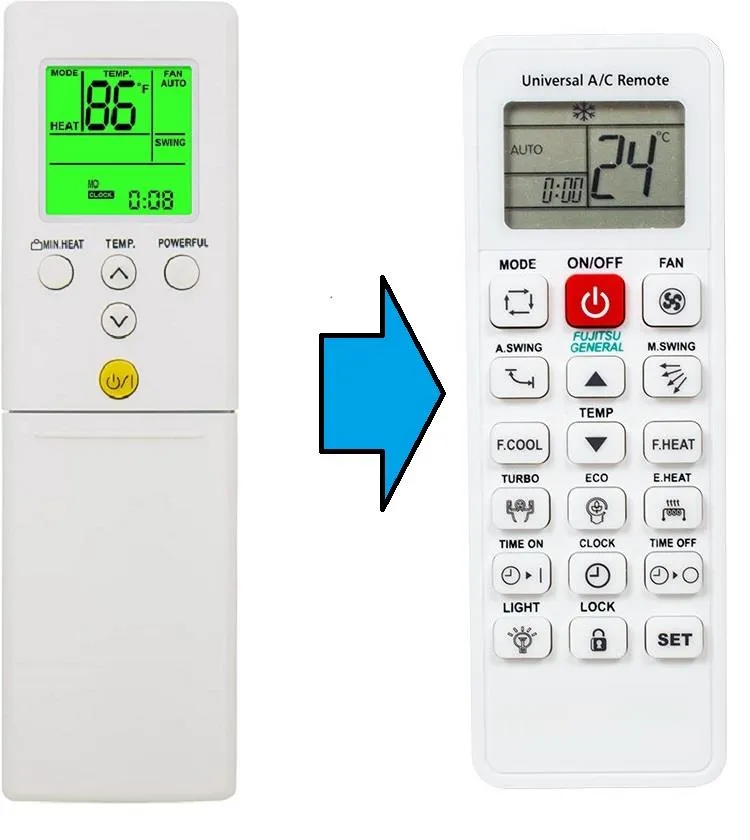 FUJITSU AR-REF1E Klima Kumandası- Eşdeğer