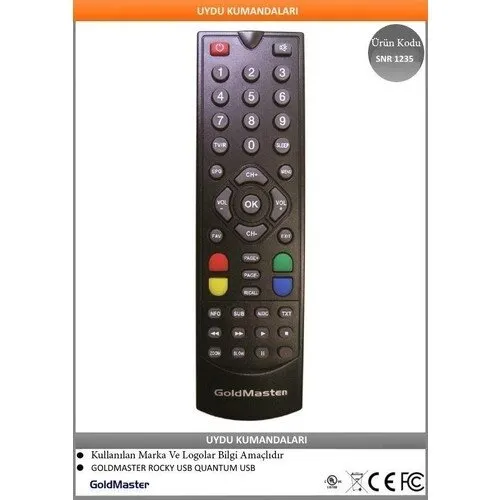 Goldmaster Rocky Uydu Kumandası