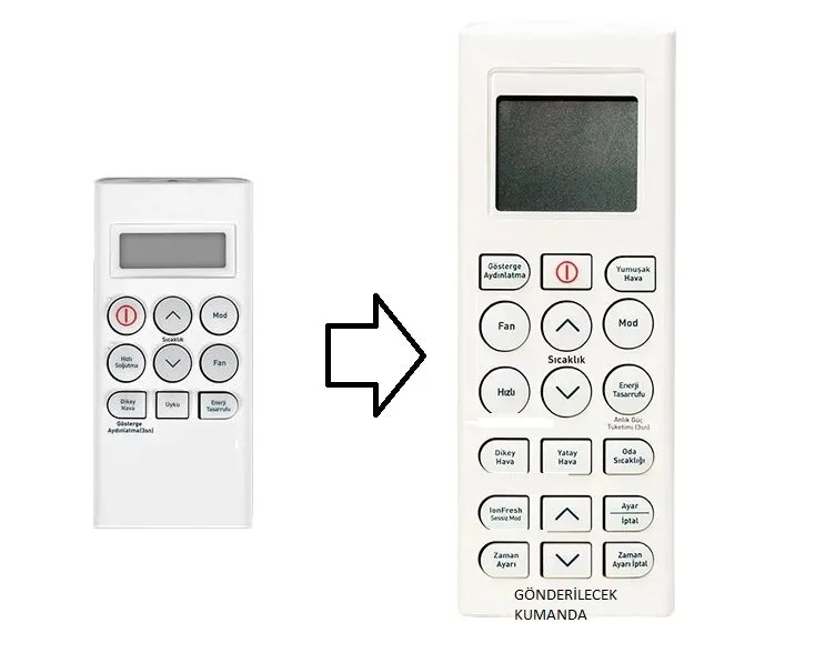 Grundig Klima Eşdeğer Kumanda