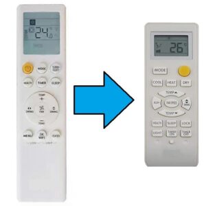 Haier İnverter Klima Kumandası-Resimde Sağdaki Gönderilir