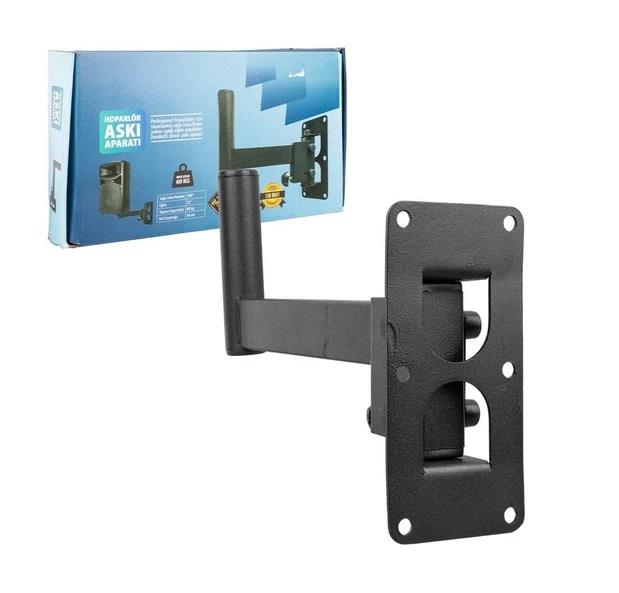 Hareketli Oynar ve Açılı Hoparlör Duvar Asma Askı Aparatı-40 cm Kol Uzunluğu