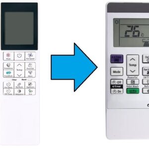hitachi ile uyumlu Model RC-AGU1EOI Klima Kumandası