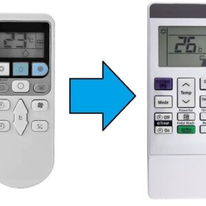 hitaci ile uyumlu Klima Kumandası-Resimde Sağdaki Gönderilir