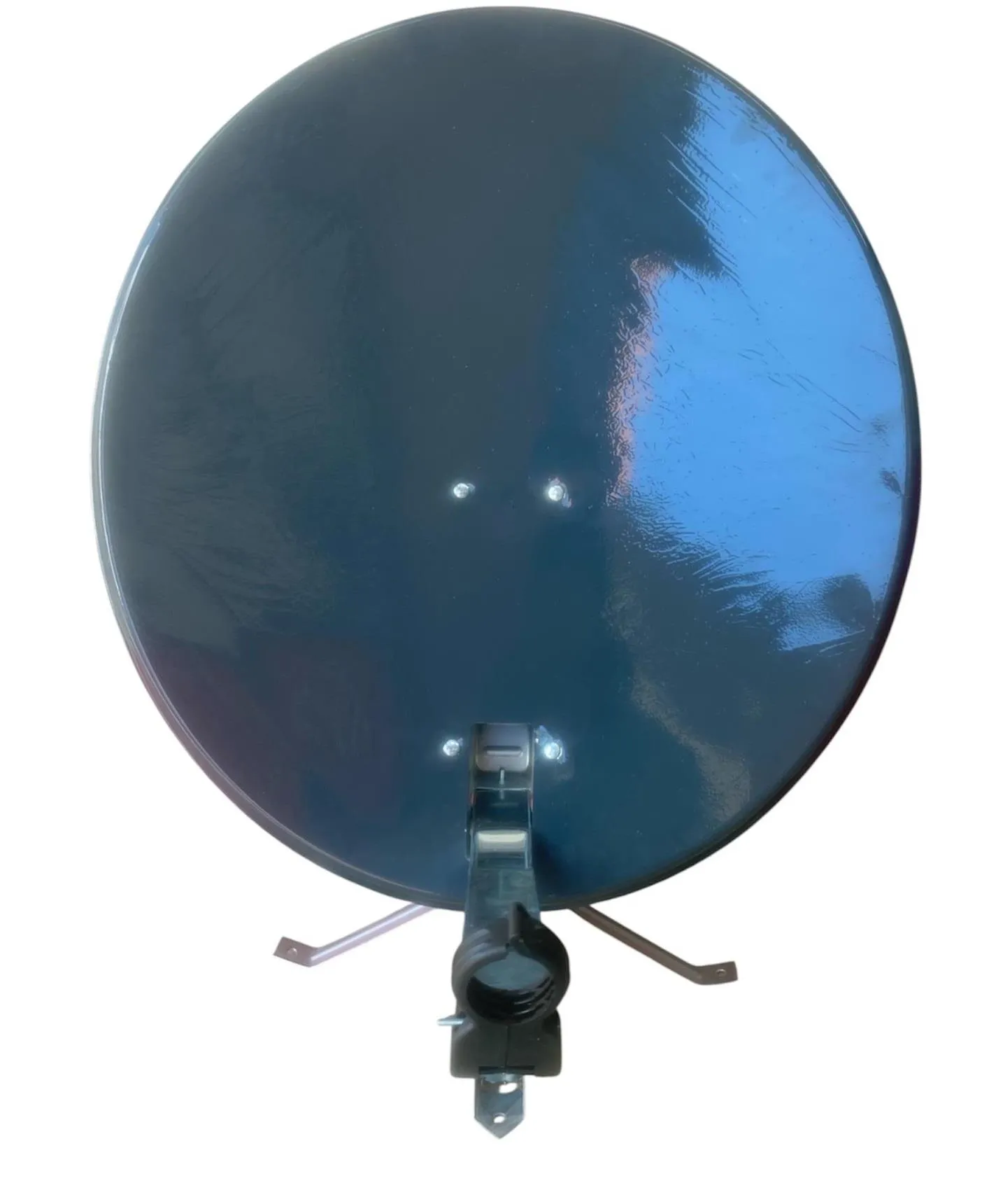 Kalın Saclı Siyah 80 cm Uydu Çanak Anteni