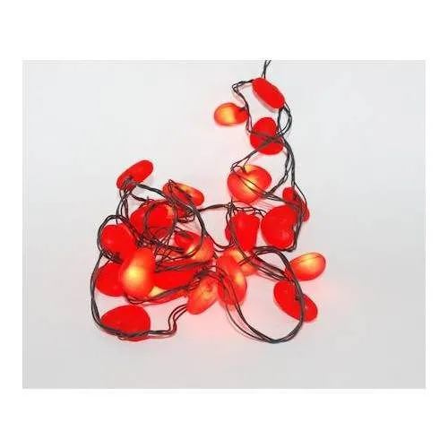 Kalpli  Kırmızı Renk Led Işık,Dekor Lambası,Sevgililer Gün- 3metre