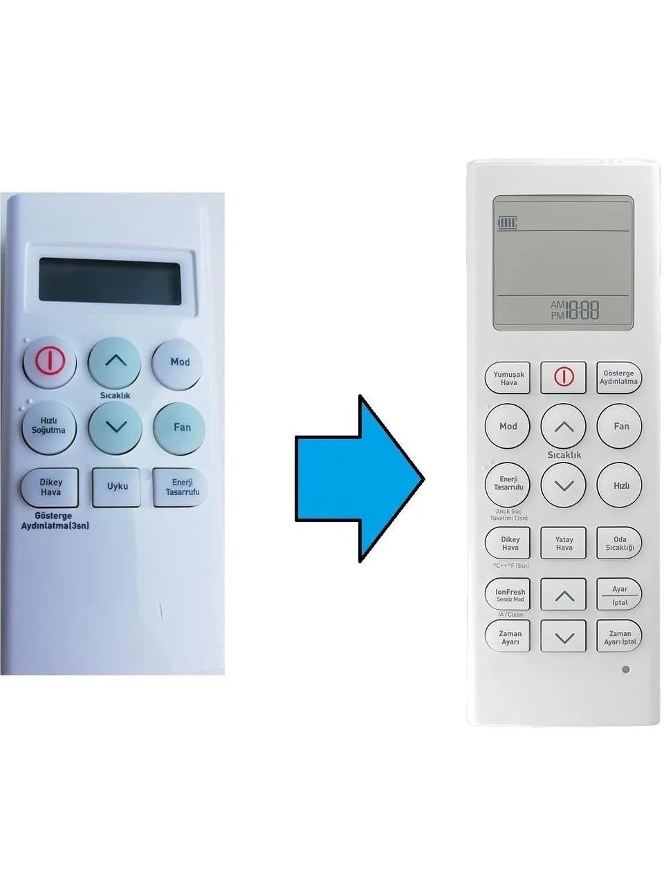 Keysmart Key 1200 Key 1211 İnverter Klima Kumandası