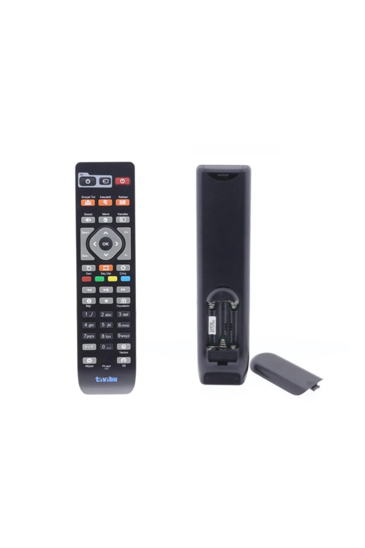 Kumandası 3 Pilli Uydu Akıllı Kumanda TİVİBU