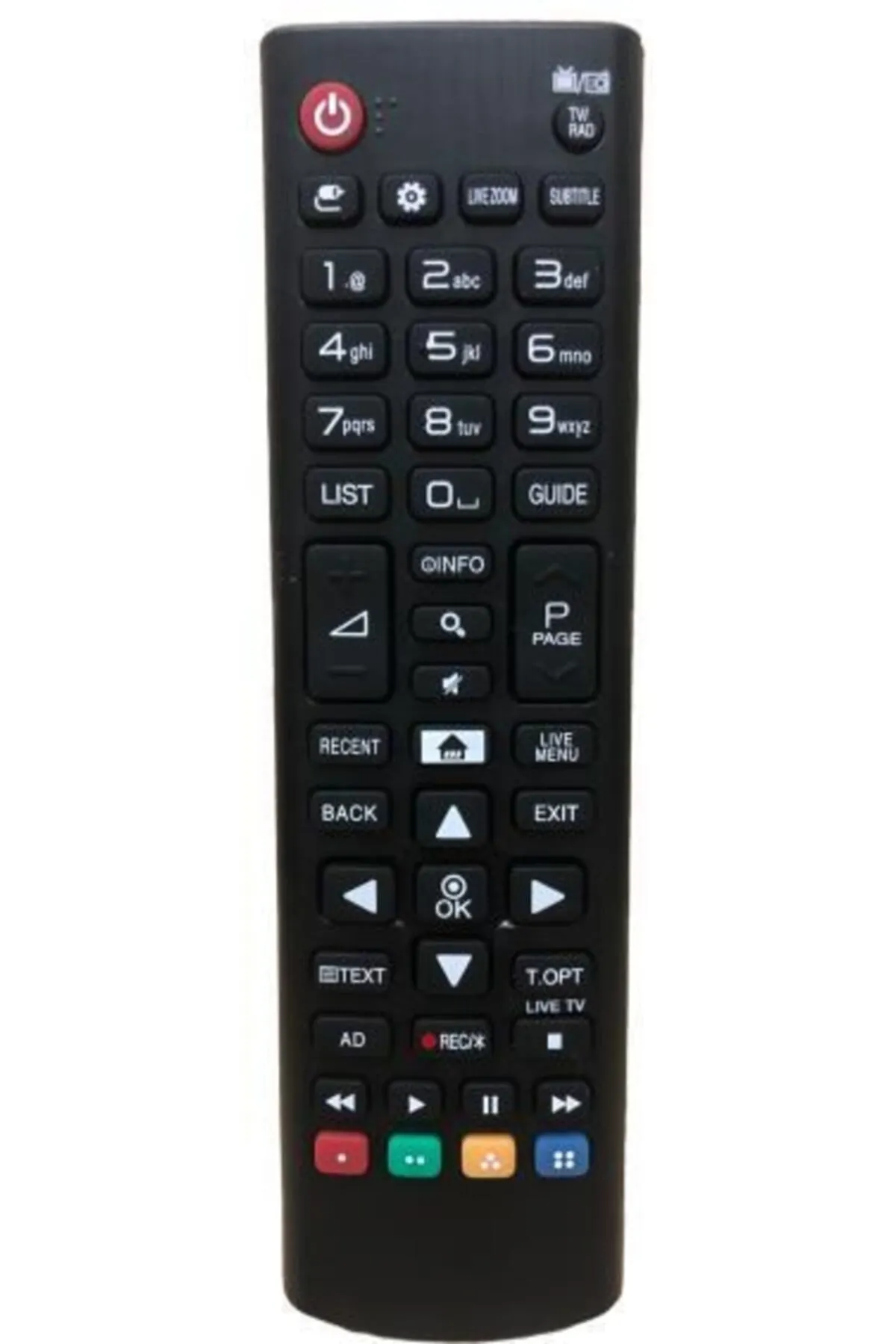 Led Lcd Tv Kumandası Info Tuşlu