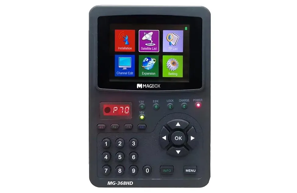 Magbox HD Görüntülü Lcd Ekran Çanak Anten Uydu Yön Bulucu