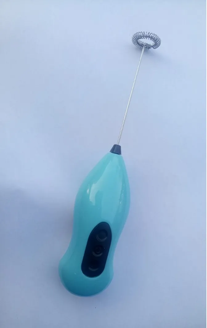 Mini Pilli Mikser Kahve Süt Likit Krema Bebek Mama Karıştırıcı