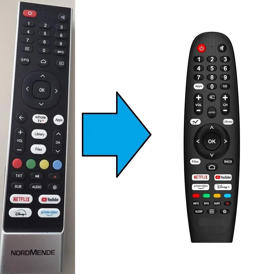 Nordmende Smart Tv Kumanda-Resimde Sağdaki Gönderilir