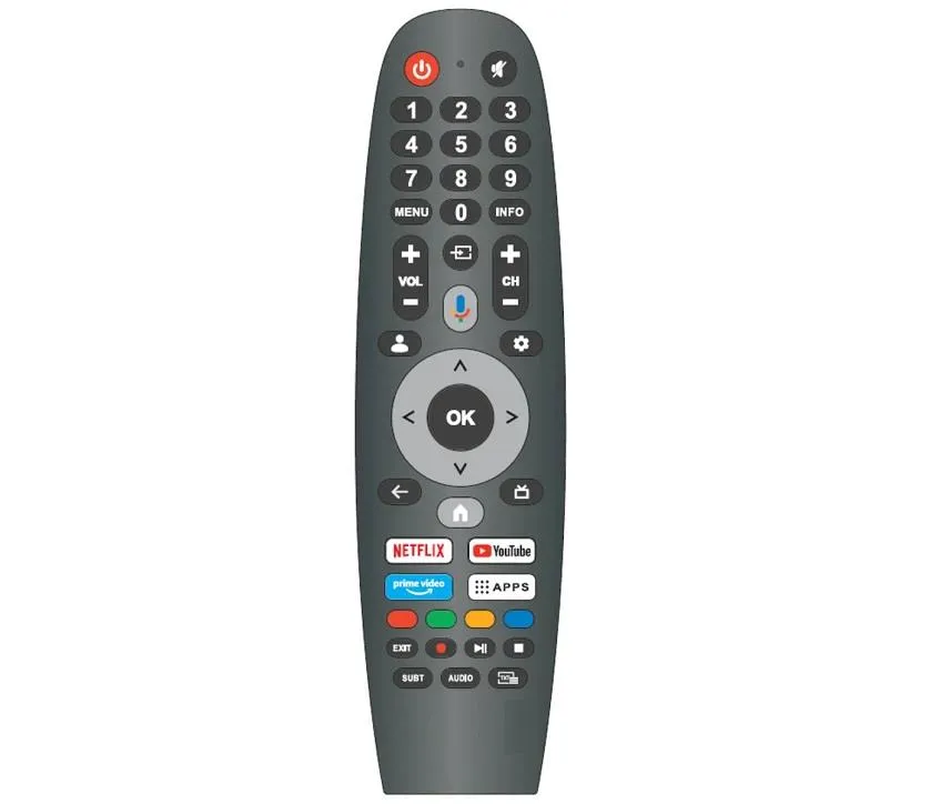 Onvo 55OVF9001UQ İle Uyumlu Mikrofonlu 4K Smart Tv Kumandası