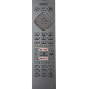 philips ile uyumlu Model 70PUS7304/12 Mikrofonlu Smart TV Kumanda-Gri