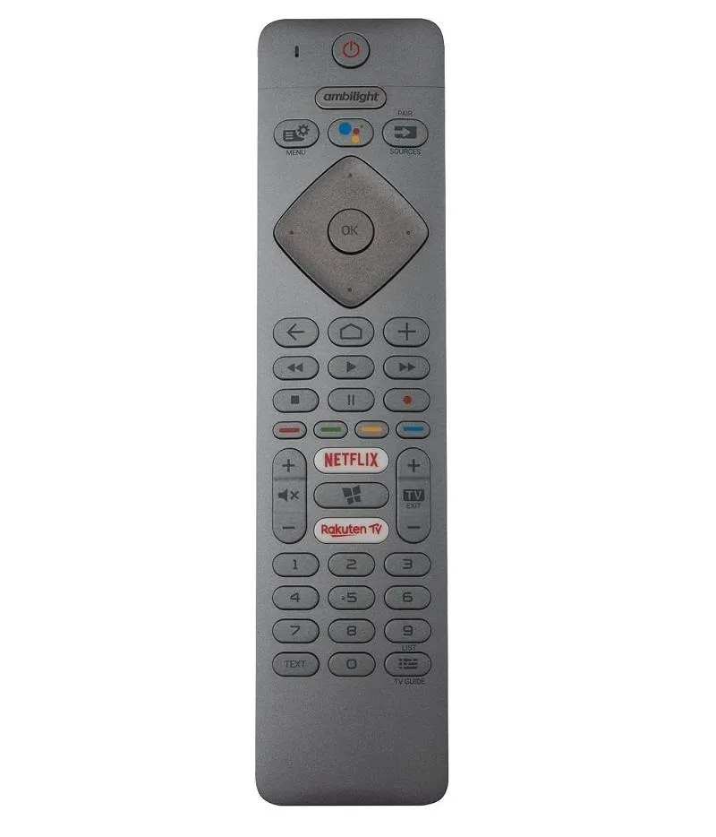 philips ile uyumlu Model 75PUS7354/12 Mikrofonlu Smart TV Kumanda-Gri