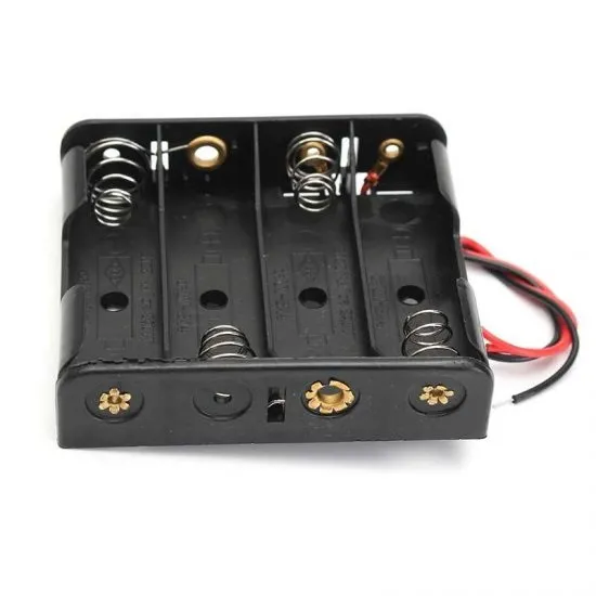 Pil Yuvası 4 'lü - Okul Deney Pil Yatağı 1 Adet