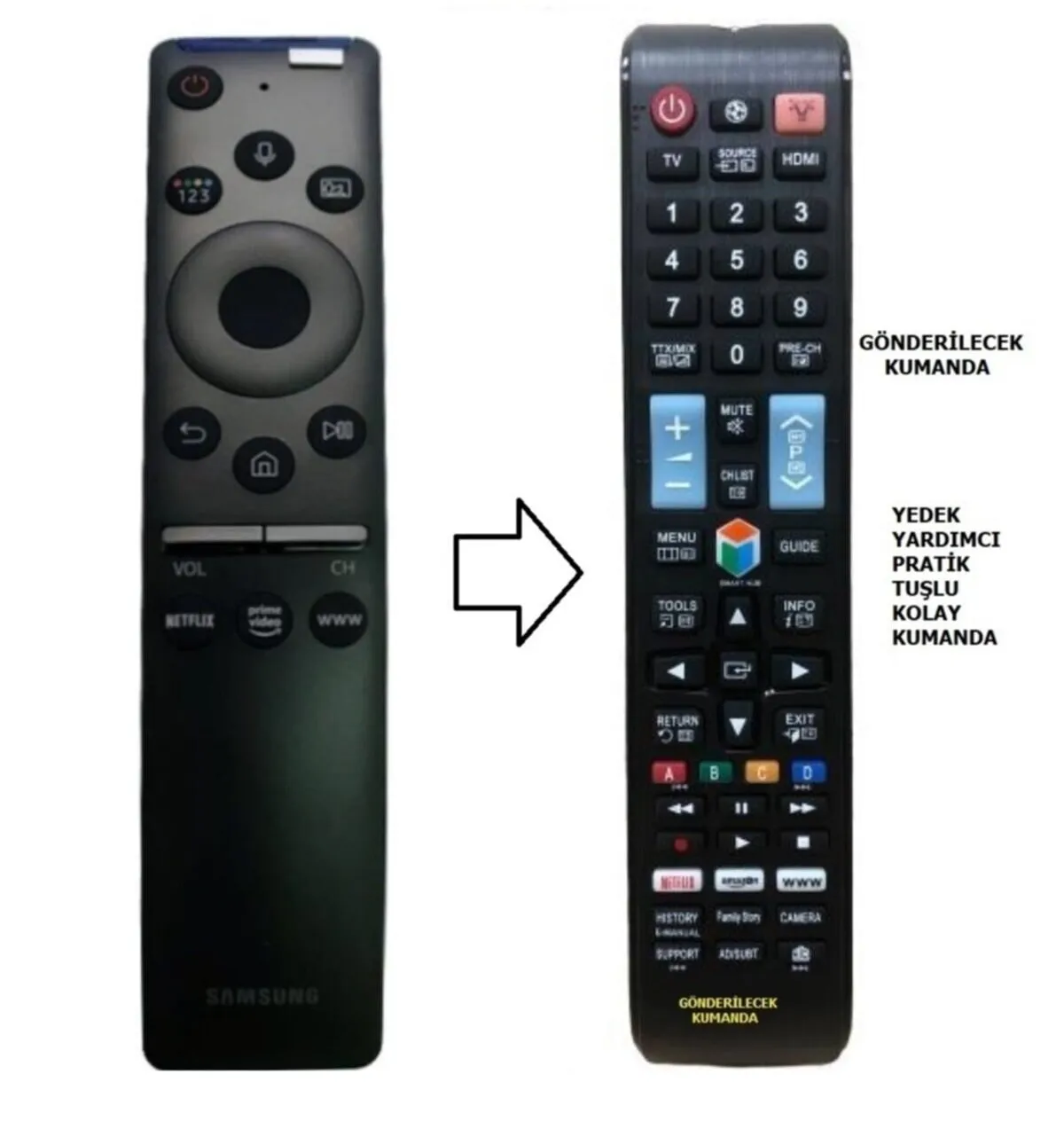 Samsung ile uyumlu 85TU8000 4K Smart LED TV ( YEDEK KUMANDASI )