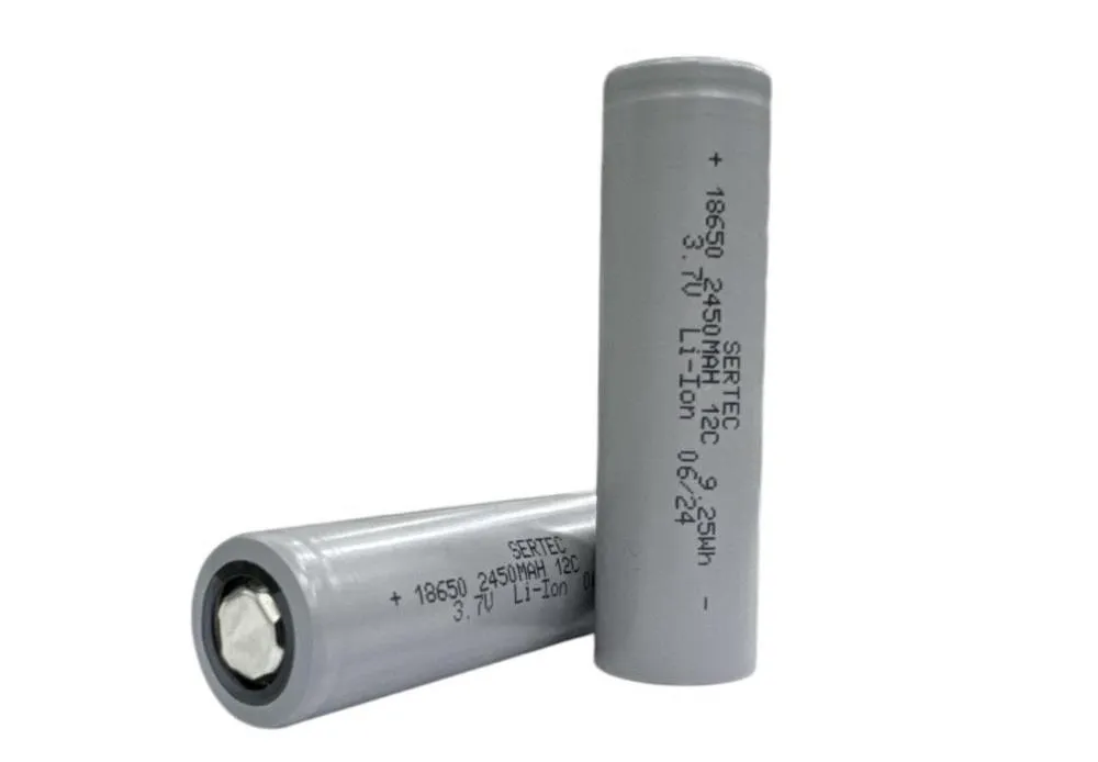 Sertec 18650 3.7V 2450 Mah 12C Li-Ion Şarjlı Pil - 1 Adet