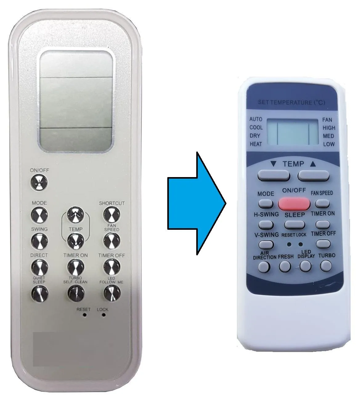 Siemens RG35A5/BGEF Klima Kumandası-Eşdeğer