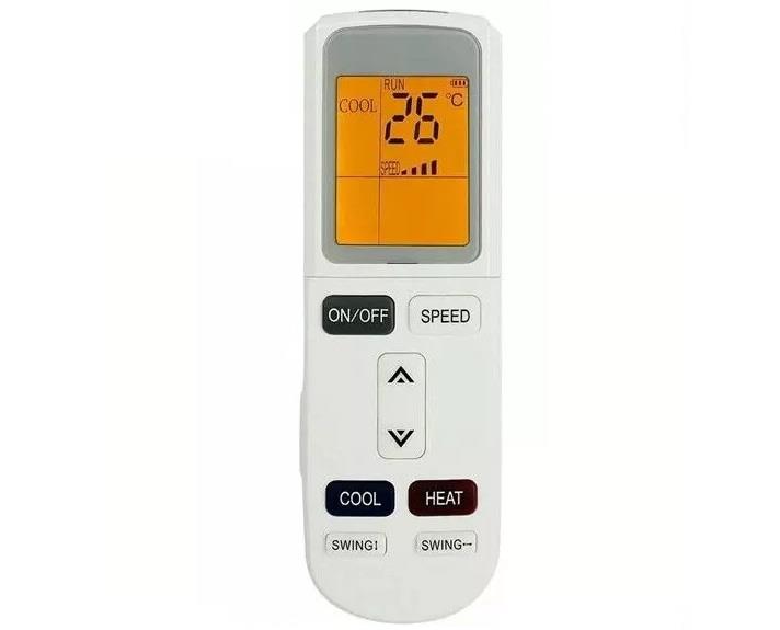 silverline ile uyumlu Model AC16012 Klima Kumandası-Işıklı Ekranlı