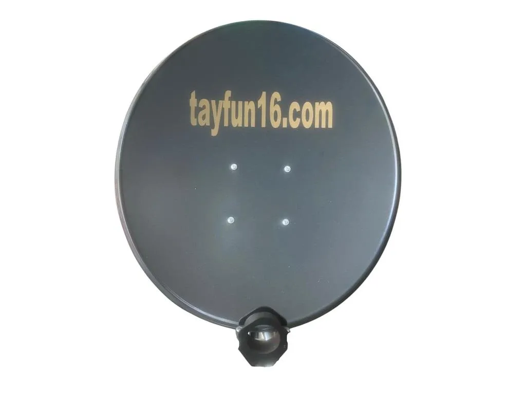 Siyah 75 cm Uydu Çanak Anteni-Antrasit