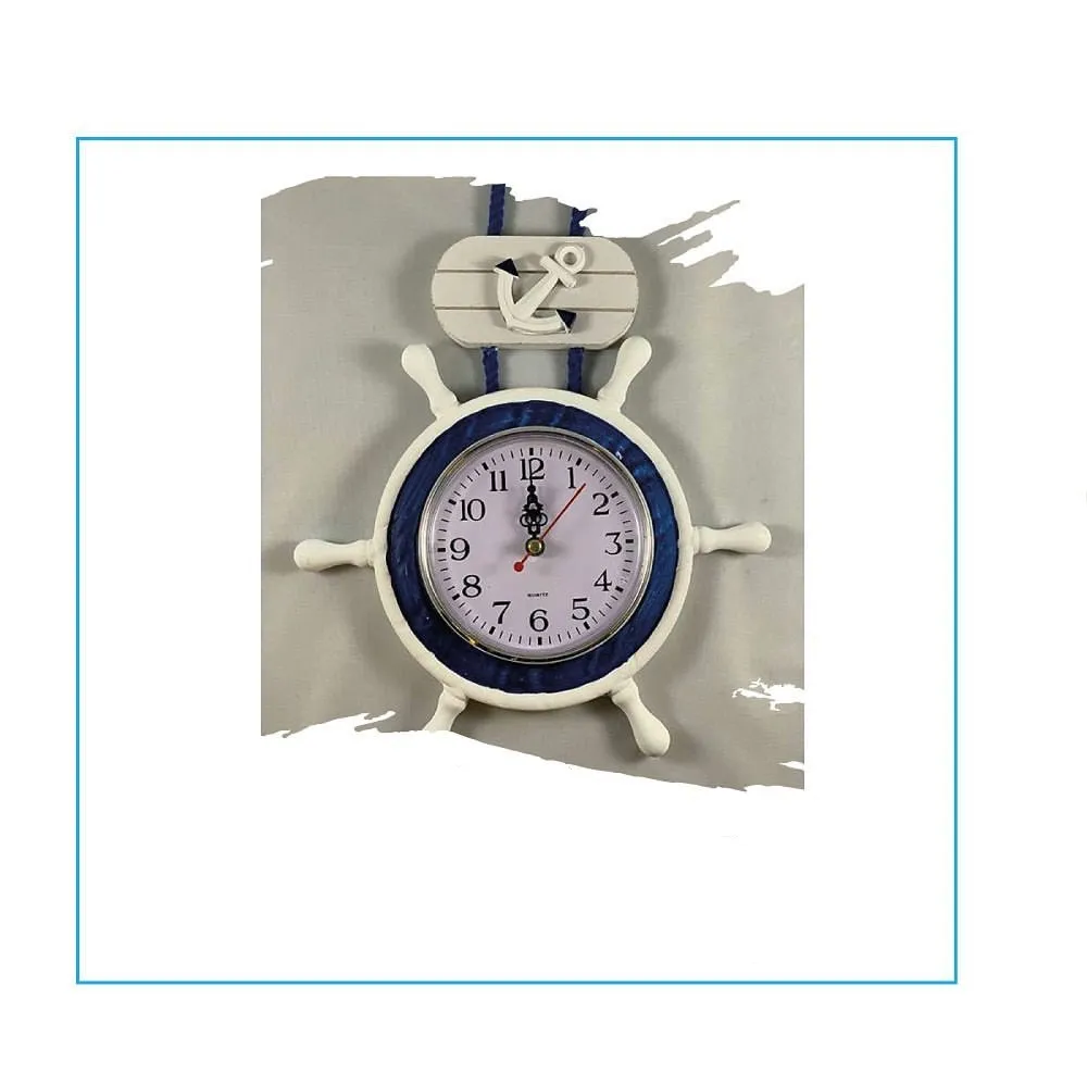 Tayfun Dekoratif Marin İpli Dümen Duvar Saati