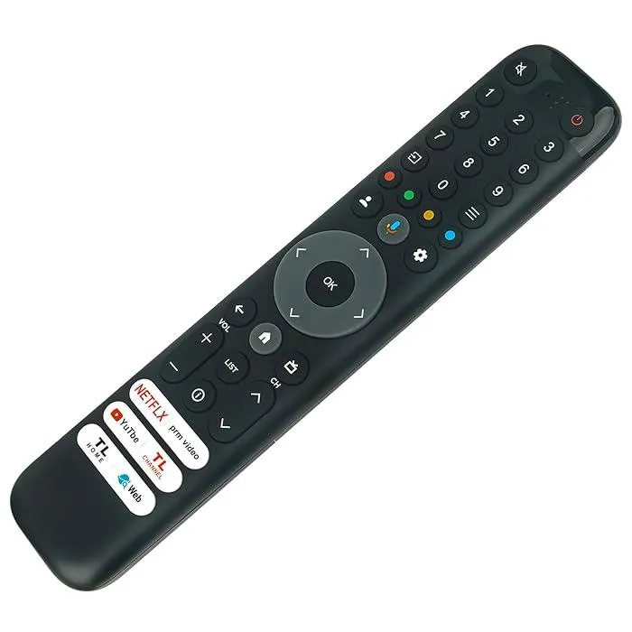 Tcl 50C755 İle Uyumlu 4k Smart  Tv Kumanda-Mikrofonlu