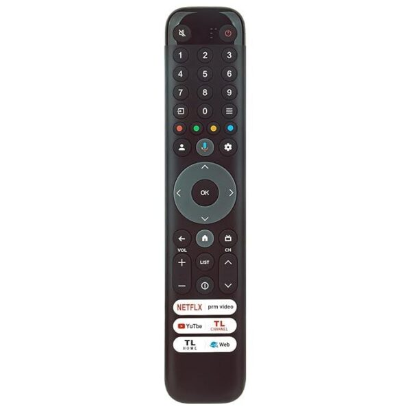 Tcl 75P755 İle Uyumlu 4k Smart  Tv Kumanda-Mikrofonlu